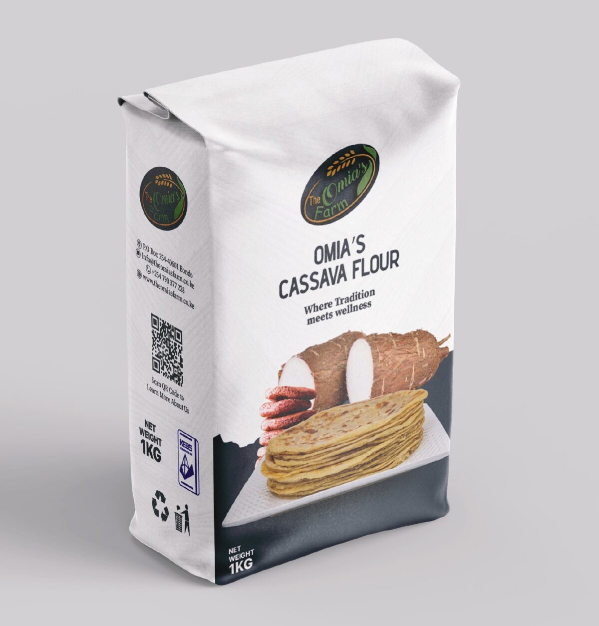 Omia's Cassava Flour 1kg