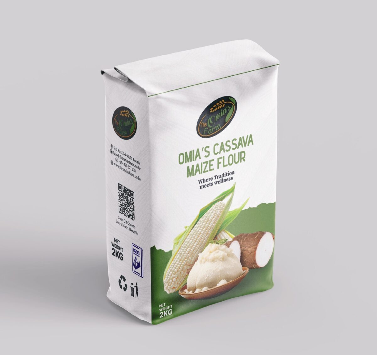 Omia's Cassava Maize Flour 2kg