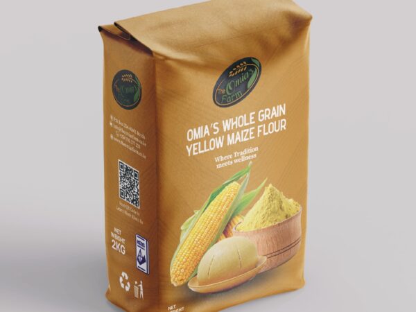 Omia's Whole Grain Yellow Maize Flour 2Kg